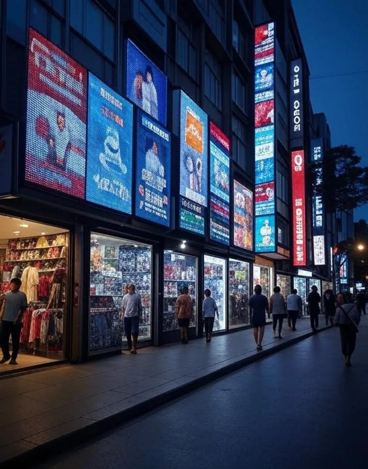 LED Scroller team story — digital led display and led screen workspace
