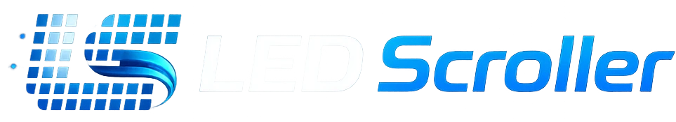LED Scroller logo — free online led scroller, led display, and led screen tool